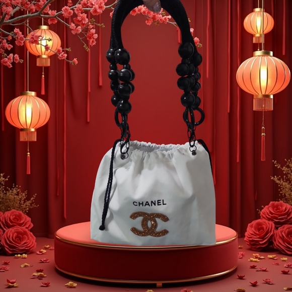 Chanel drawstring/strap bag - Picture 3 of 9